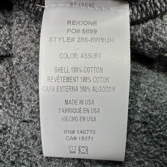 RE/DONE 90’s Upcycled Hoodie - Size Small - Picture 5 of 6